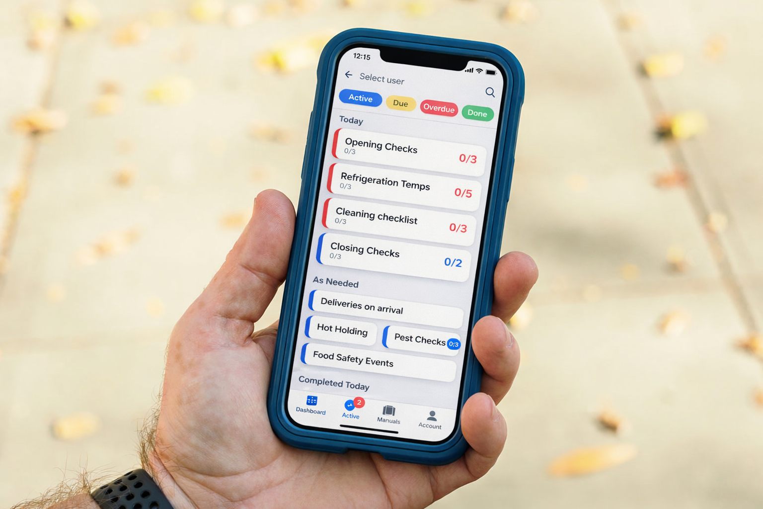BestFoodPlan dashboard shown on a phone